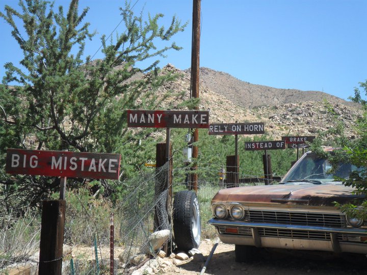 Hackberry General Store, Burma Shave Signs - Route 66