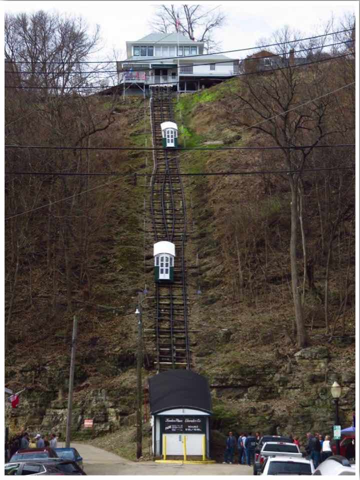 Fenelon Place Elevator Dubuque Iowa 4th Street Cable Car Square