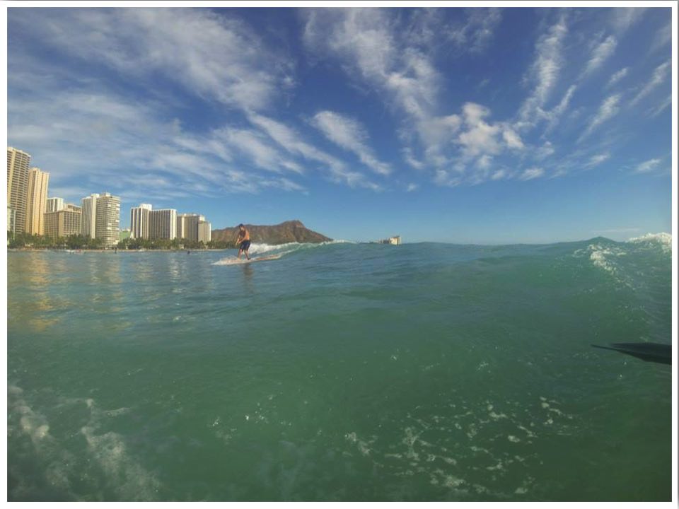 Outrigger Canoe Waikiki Beach Surfers