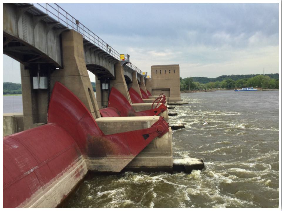 Mississippi River Lock and Dam 11 Dubuque