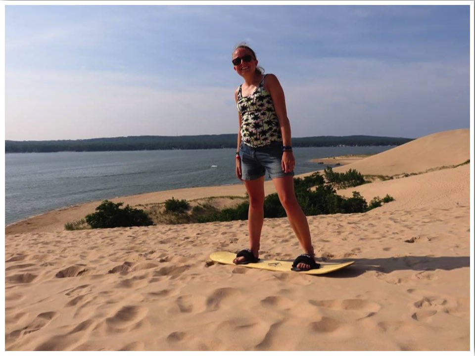 Sandboarding Michigan