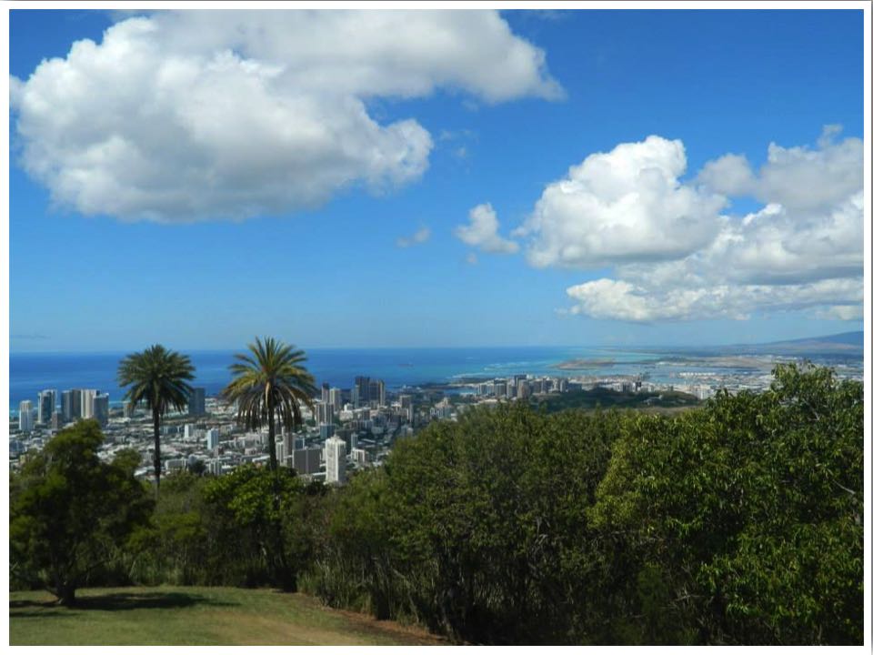 Round Top Drive Viewpoint Oahu Hawaii