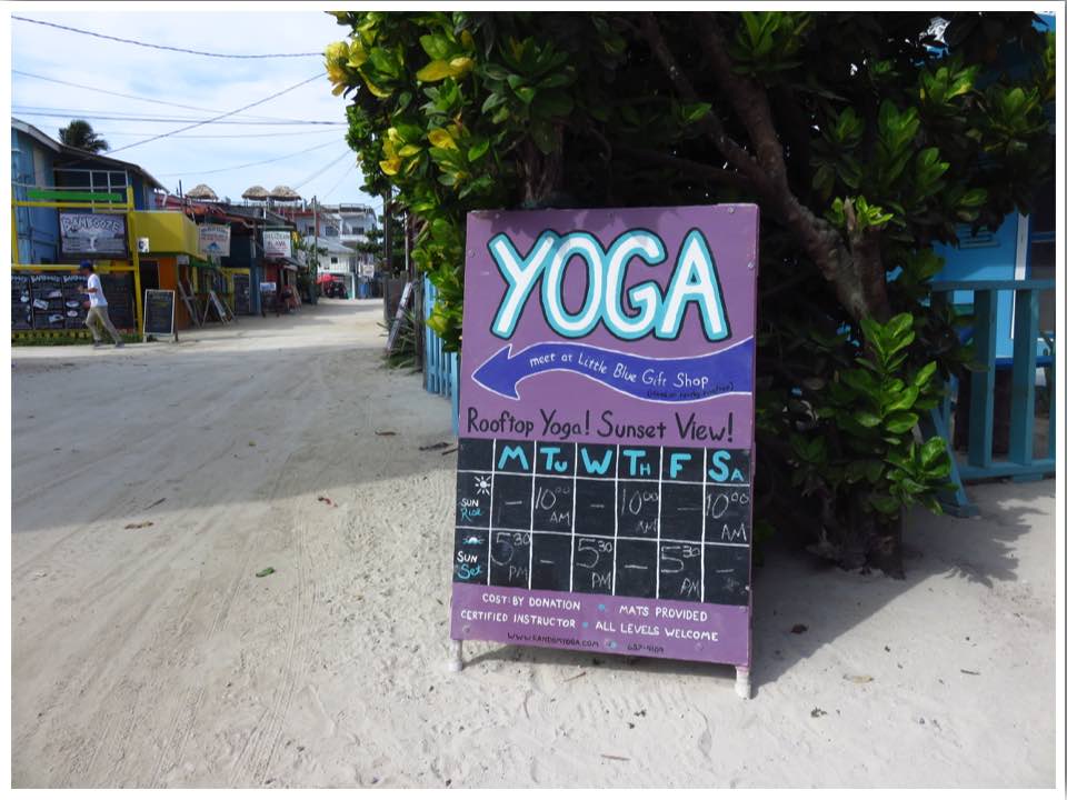 Caye Caulker Rooftop Yoga
