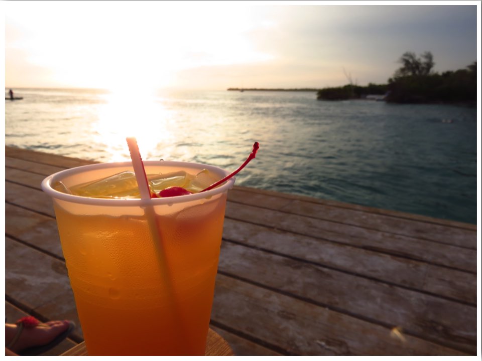 Caye Caulker Lazy Lizard Sunset