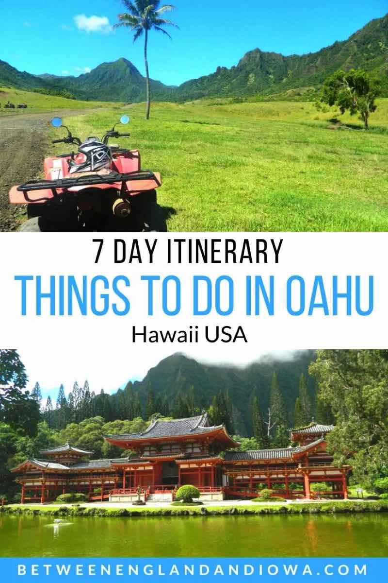 Oahu 7 Day Itinerary. One week in Oahu Hawaii