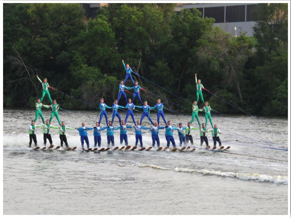 Janesville WI Rock Aqua Jays Water Ski Display Team