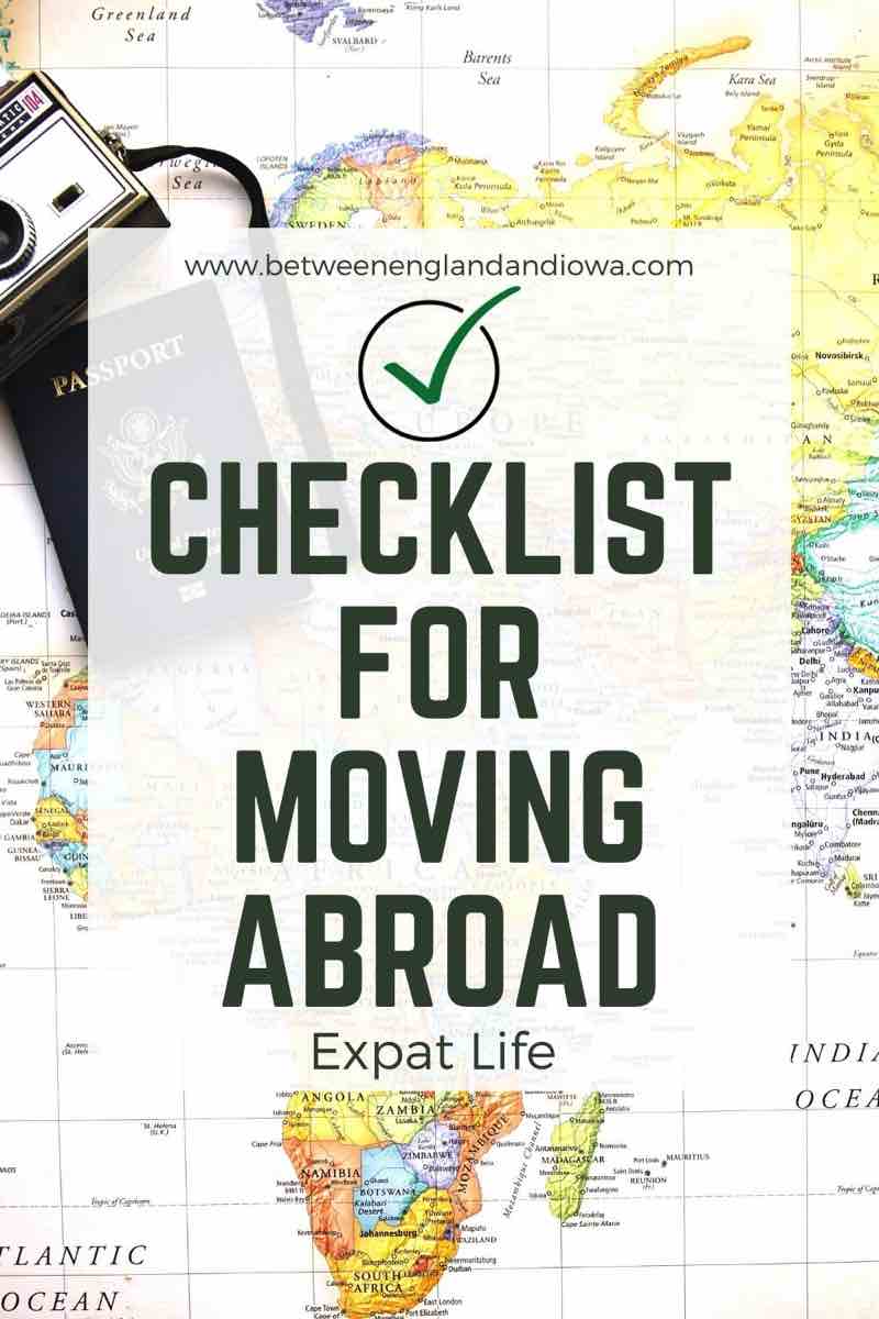 Checklist For Moving Abroad