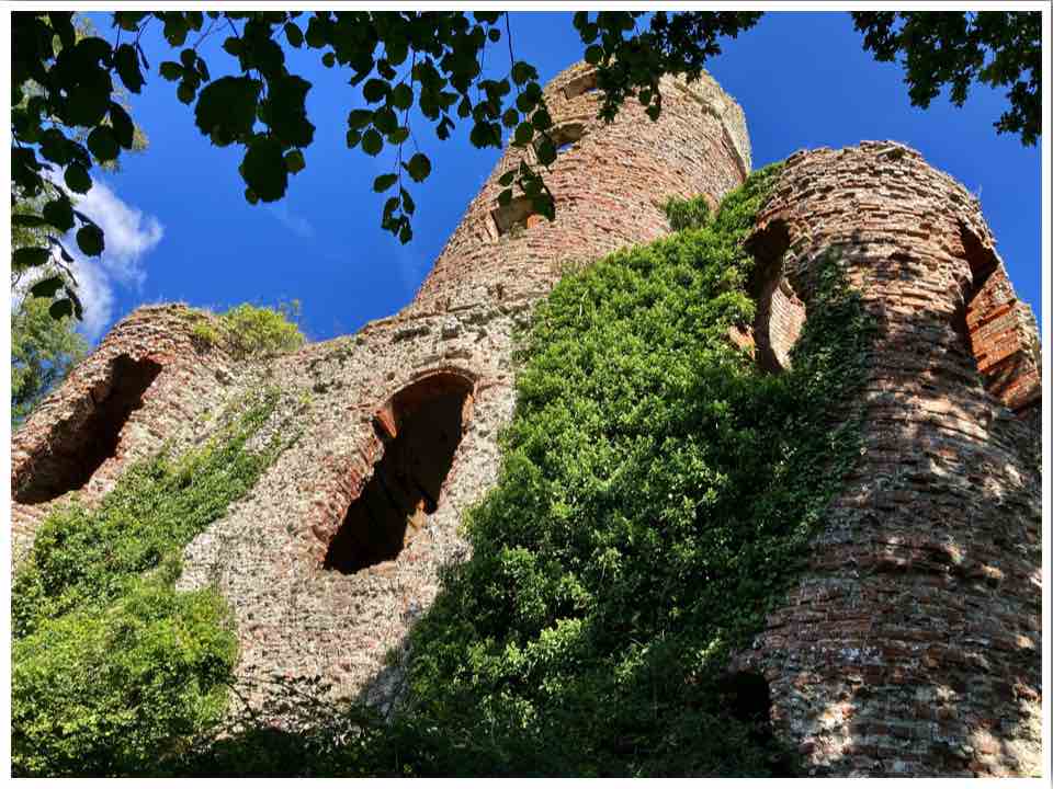 Racton Ruin also known as the Racton Monument in Chichester West Sussex