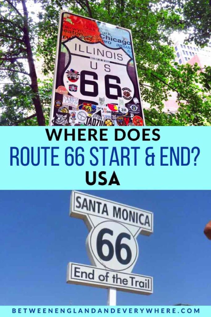 Where does Route 66 Start and End