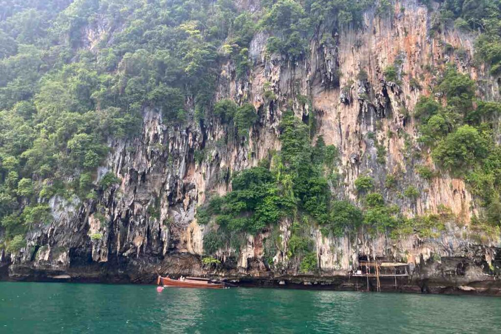 Ko Waen with a longtail boat