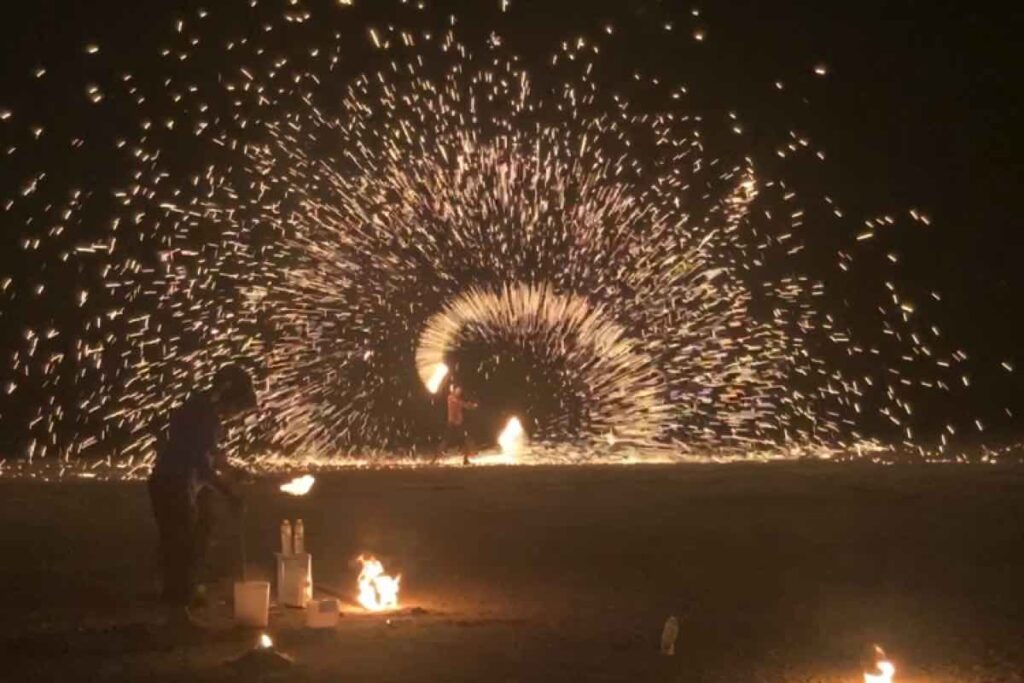 Klong Dao Beach Fire Show Koh Lanta