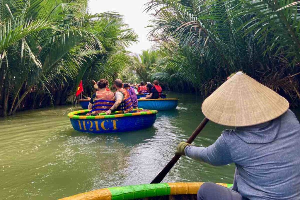 Hoi An Coconut Basket Boats