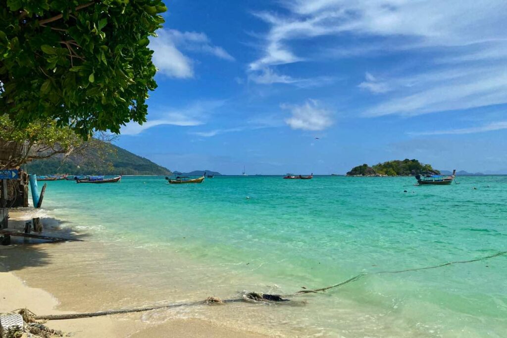 Sunrise Beach at high tide