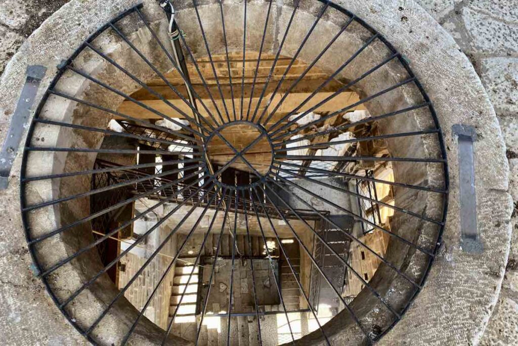 Trogir bell tower stairs