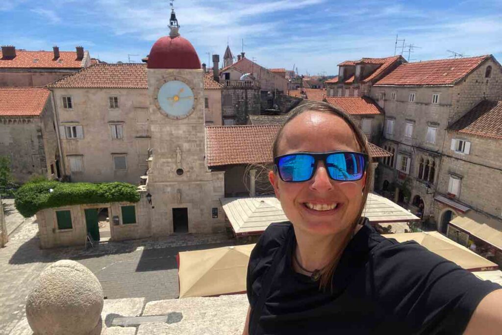 Trogir clock tower